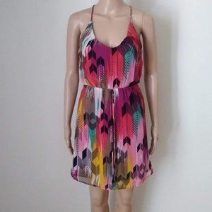 Roxy Colorful Boho Print Short Dress